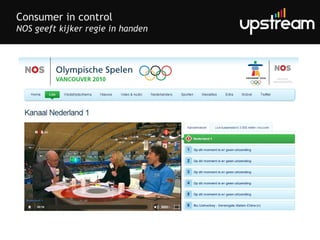 Consumer in control NOS geeft kijker regie in handen 