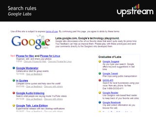 Search rules Google Labs 