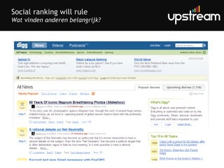 Social ranking will rule Wat vinden anderen belangrijk? 