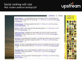 Social ranking will rule Wat vinden anderen belangrijk? 