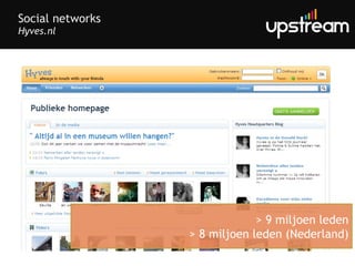 Social networks Hyves.nl > 9 miljoen leden > 8 miljoen leden (Nederland) 