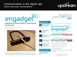 Communication in the digital age Listen and start conversation 