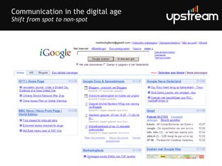 Communication in the digital age Shift from spot to non-spot 
