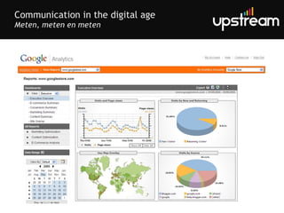 Communication in the digital age Meten, meten en meten 