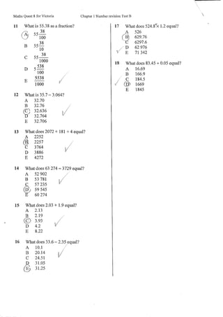 My Math's Need-improvement Work