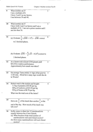 My Math's Need-improvement Work