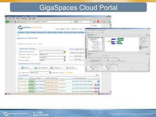 GigaSpaces Cloud Portal 