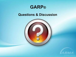 GARP ® Questions & Discussion 