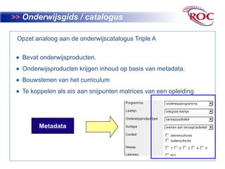3 leerlijnen: integrale leerlijn, basisleerlijn, loopbaanlijn