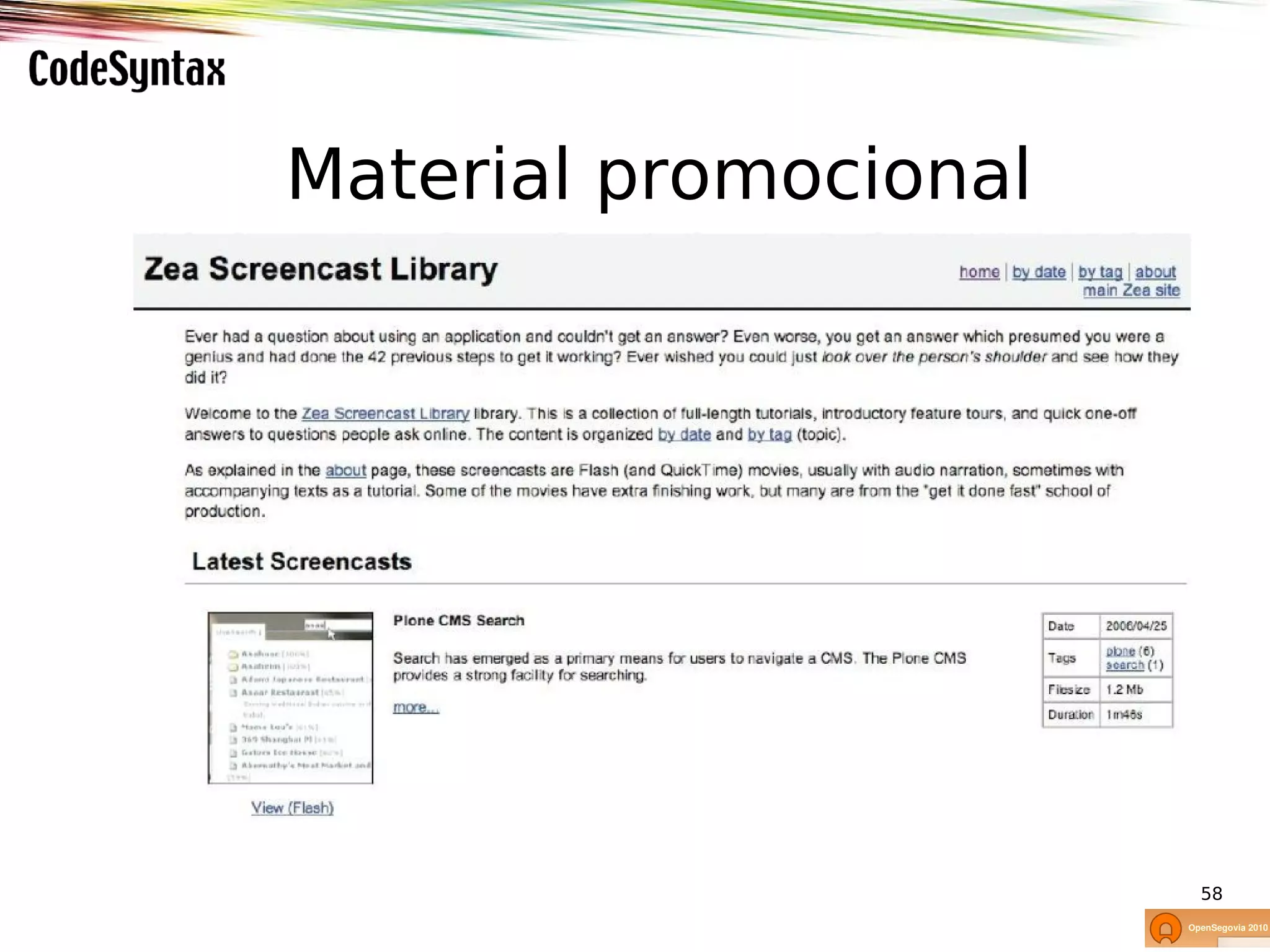 Material promocional




                       58
 