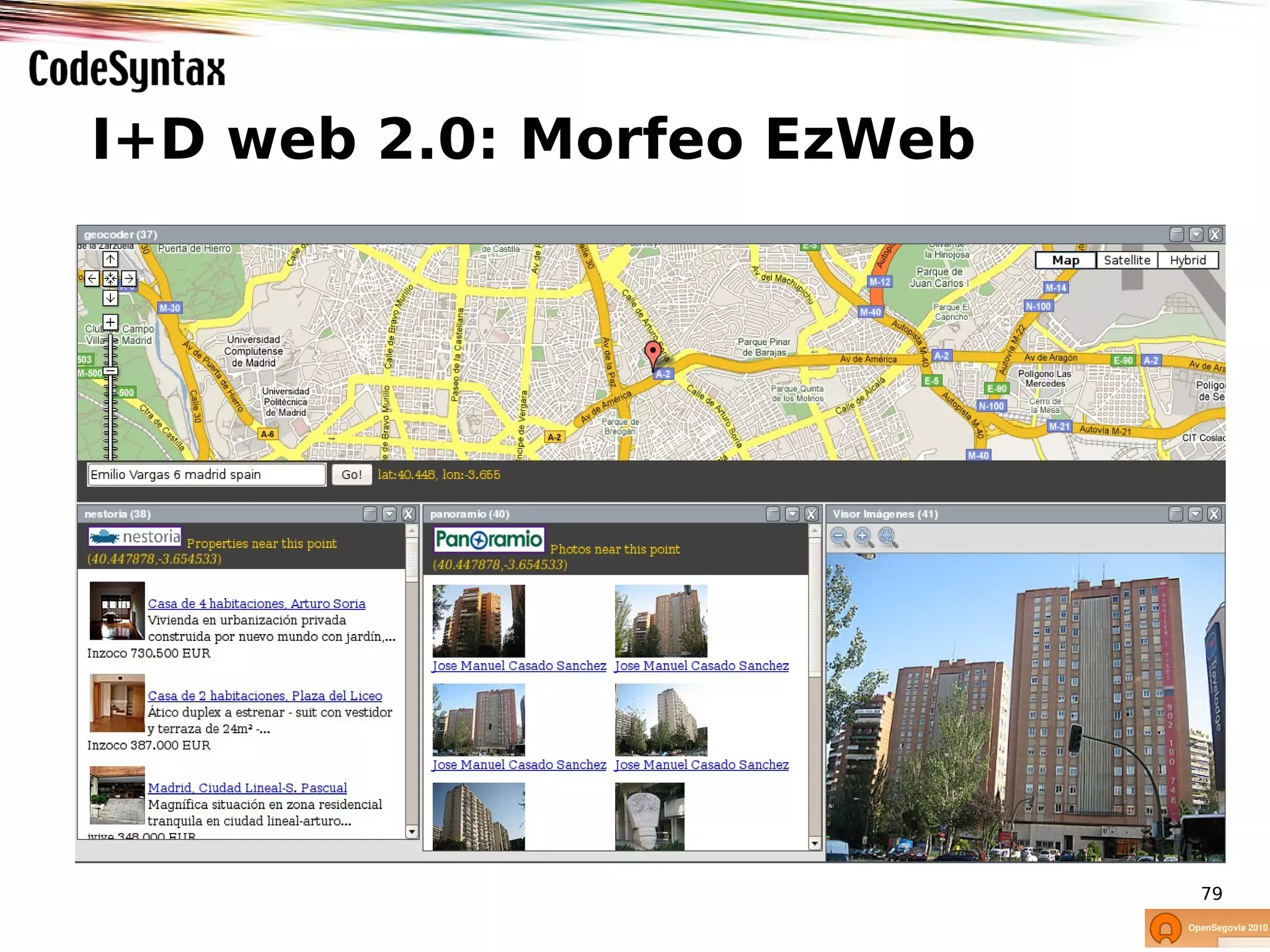 I+D web 2.0: Morfeo EzWeb




                            79
 
