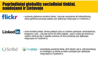 Netiesioginė reklama socialiniuose tinkluose + f8 konferencijos mini apžvalga