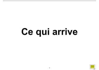 Ce qui arrive


      8
 