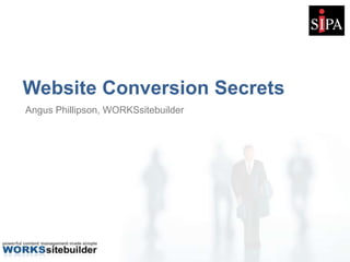 Website Conversion Secrets Angus Phillipson, WORKSsitebuilder 