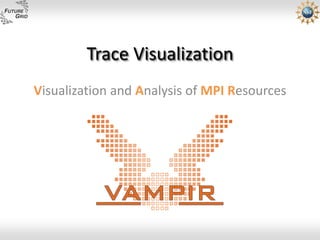 Trace Visualization
Visualization and Analysis of MPI Resources
 
