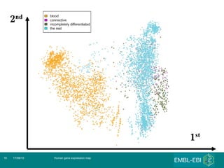 Human gene expression map 17/08/10 1 st 2 nd   