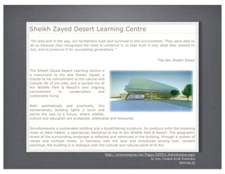 http://www.awpr.ae/en/Pages/SZDLC-Introduction.aspx
                         Al Ain, United Arab Emirates
                                           2010-04-22
 