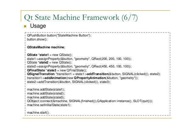 Qt Signal Slot Mechanism
