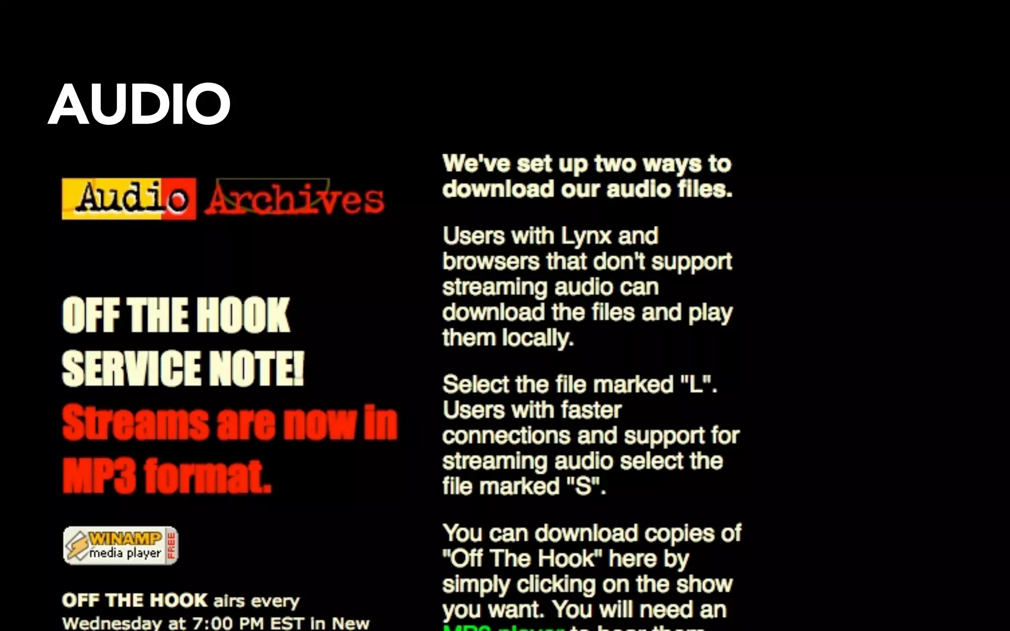 AUDIO




        34
 