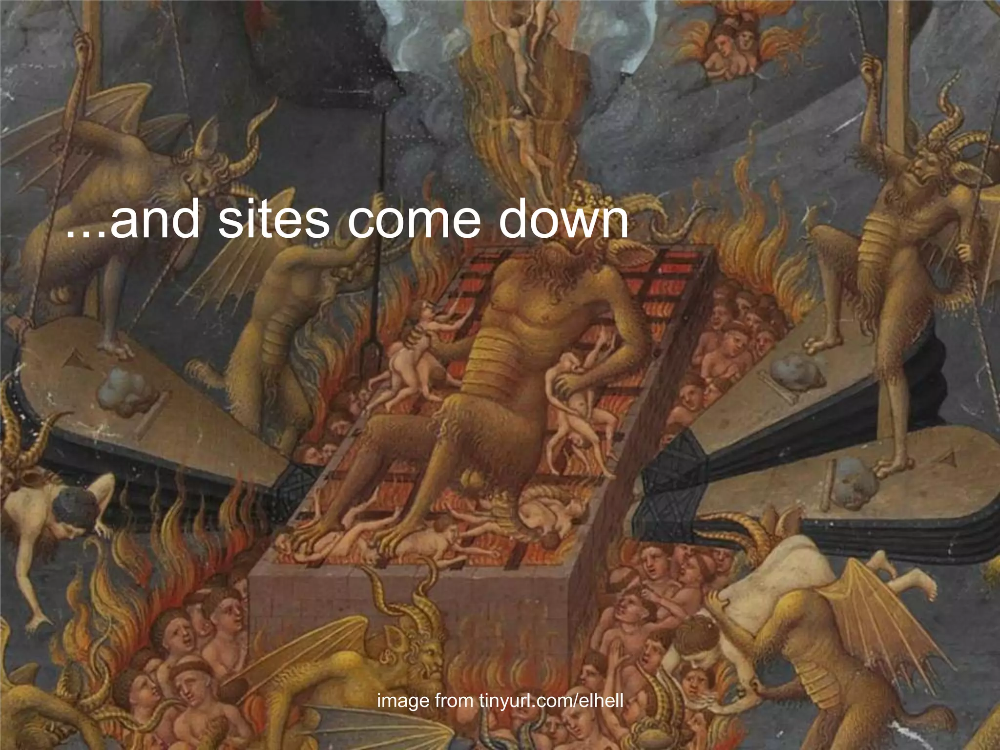 ...and sites come downimage from tinyurl.com/elhell