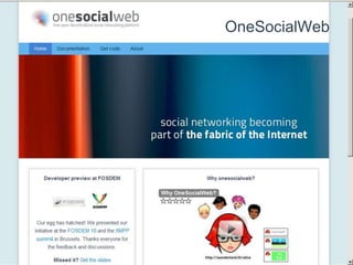 Diaspora efforthttp://nyti.ms/aDYjKQ and http://joindiaspora.com