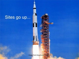 Sites go up...image from tinyurl.com/rocket15