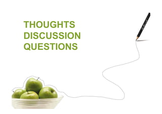 THOUGHTS
DISCUSSION
QUESTIONS
 
