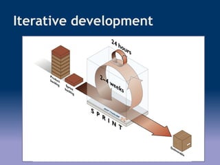 Iterative development
 