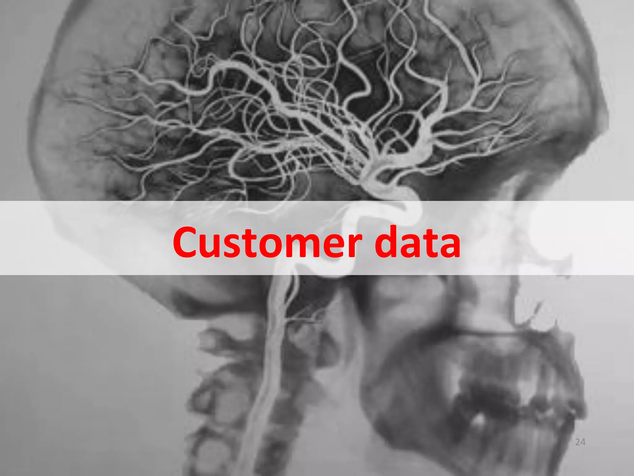 Customer	
  data	
  


14/11/12	
           ©	
  Datalicious	
  Pty	
  Ltd	
     24	
  
 