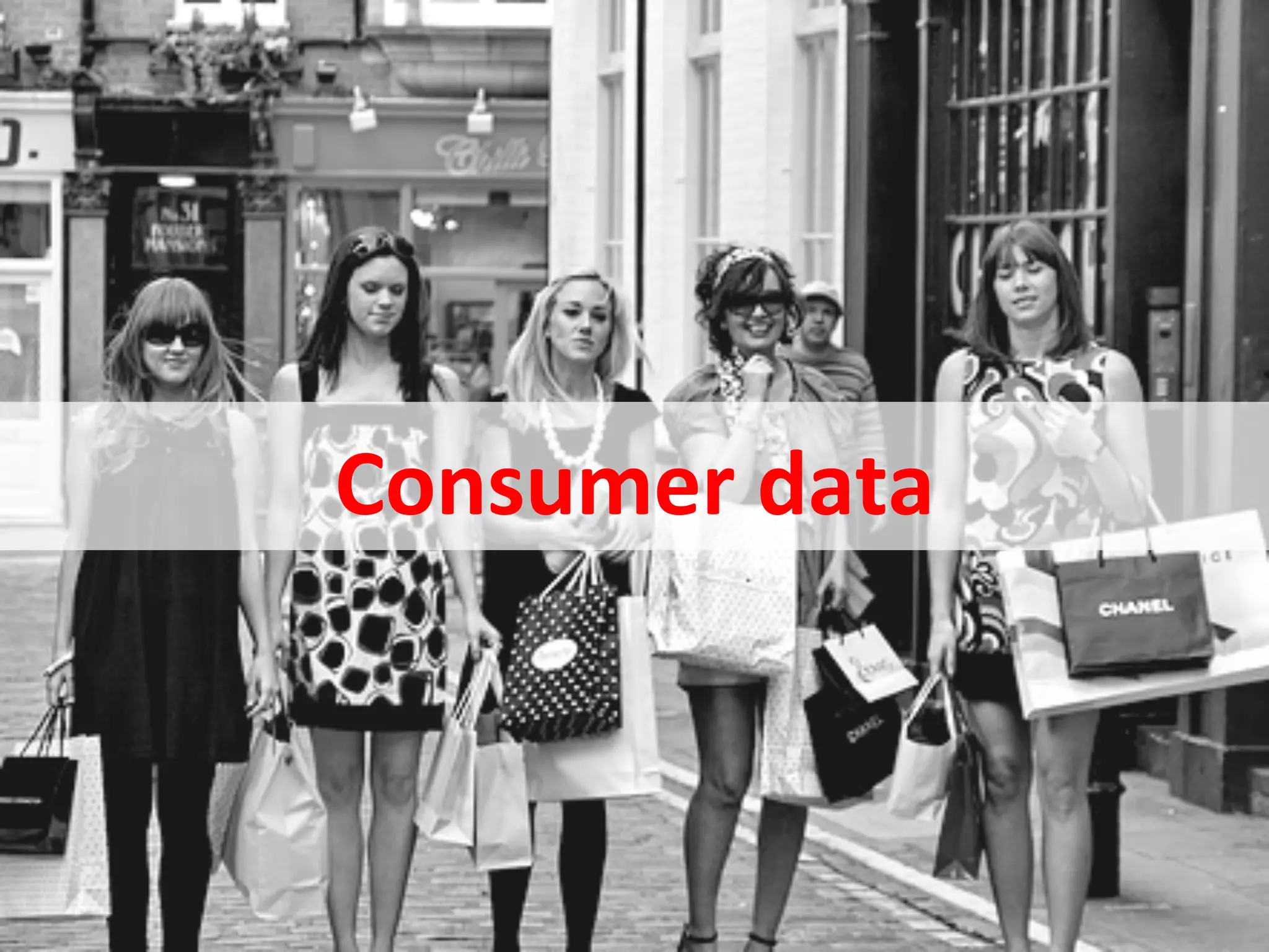 Consumer	
  data	
  


14/11/12	
           ©	
  Datalicious	
  Pty	
  Ltd	
     38	
  
 