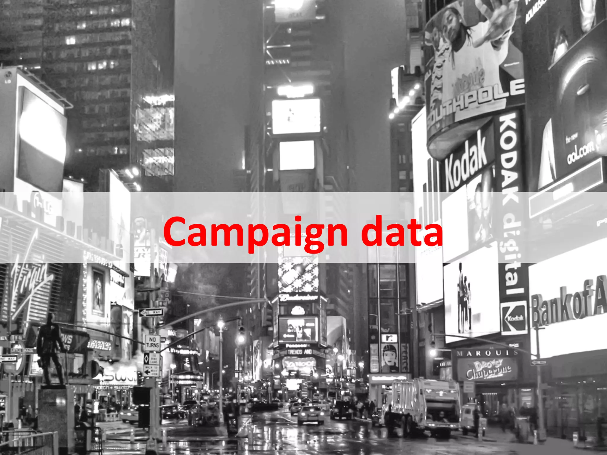 Campaign	
  data	
  


14/11/12	
           ©	
  Datalicious	
  Pty	
  Ltd	
     7	
  
 