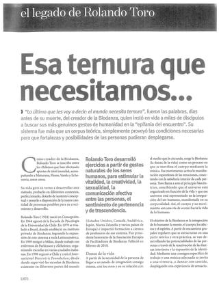 2010 El legado de Rolando Toro, Revista Uno Mismo