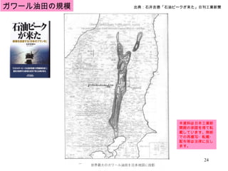 ガワール油田の規模 出典：石井吉徳「石油ピークが来た」日刊工業新聞 本資料は日本工業新聞殿の承諾を得て転載しています。無断での再複写・転載・配布等は法律に反します。 