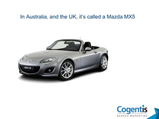 In Australia, and the UK, it’s called a Mazda MX5 