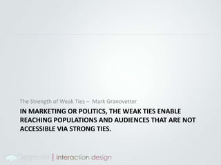 Social media usage has gone mainstream attracting the older age groups as wellSocial media use1824301824304050182430405065 years oldDistribution of Ages of Facebook Users, Worldwide, January 2005-09In the US, 41% of Facebook users in March 2009 were between 25-44 years old15%10%5%5%January 2005January 2007January 2009