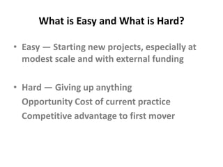 External support important