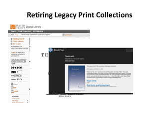 Retiring Legacy Print Collections