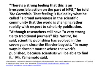 Figure 3: The Pace of Substitution of Open Access Academic Journals for Traditional Subscription JournalsGreen projection based on Outsell data.From David W. Lewis, “How to Think about the Pace of Substitution of Open Access Academic Journals for Traditional Subscription Journals,” available at: http://hdl.handle.net/1805/2030G