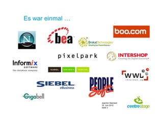 Es war einmal …




                  Joachim Niemeier
                  16. Juni 2010
                  Seite 3
 