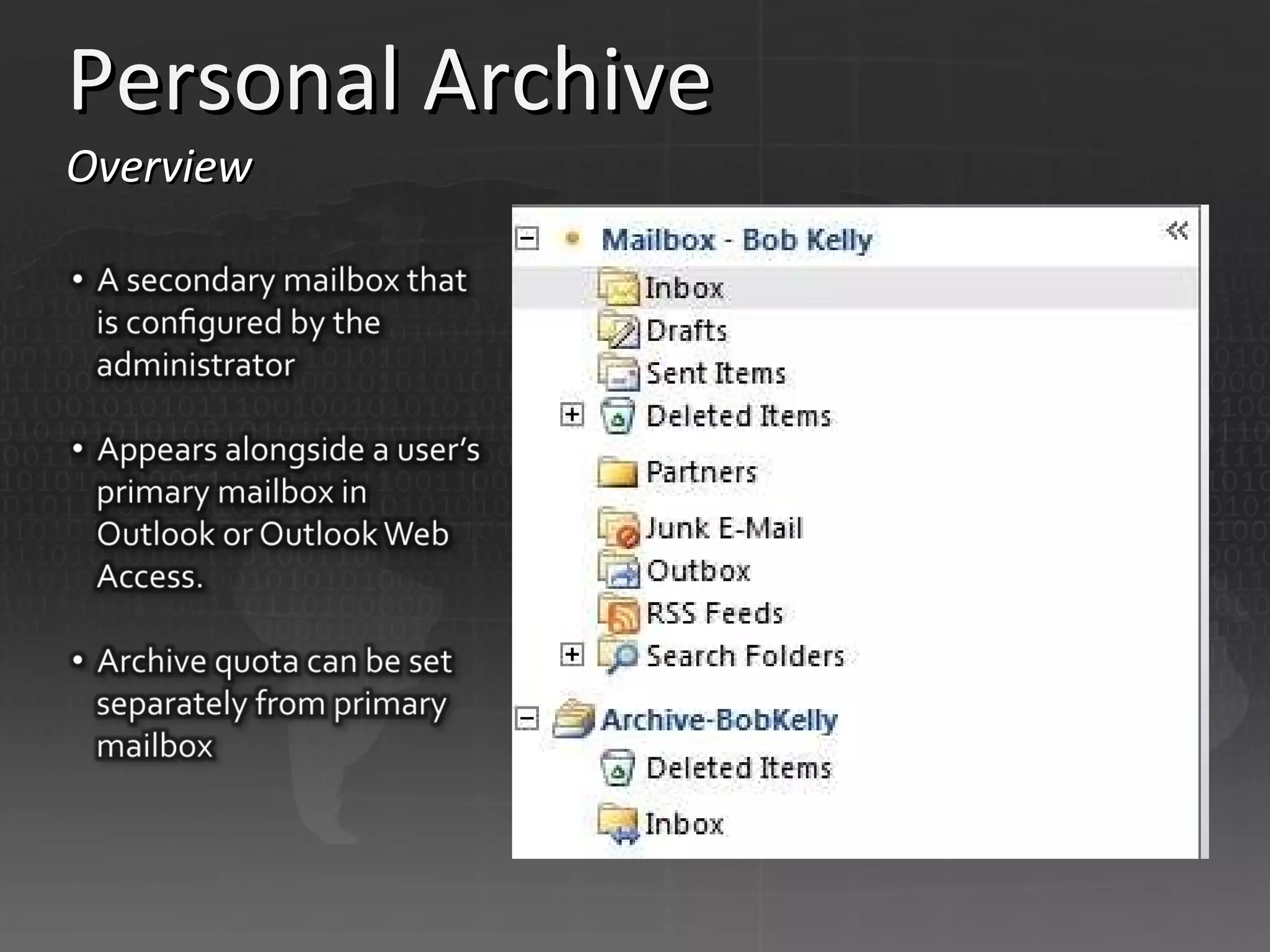 Personal Archive Overview   