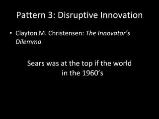 Pattern 2: Urgency
John P. Kotter, A Sense of Urgency

                   Harvard Business School
                   40+ years of studying change
 