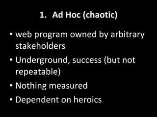 Pattern 6: You’re not alone
I’ve talked to dozens of museums, businesses,
   and government agencies in the last year, and
   they’re all feeling tension around these issues.

Just in the last few months I’ve sensed a greater
  sense of urgency around these issues— “we’re
  playing for keeps now.”
 