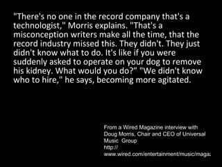 Understanding the levels
               1    2     3    4   5


     People        Few stable processes
                   exist or are used
   Processes
                   “Just do it!”
Measurement

  Technology
 