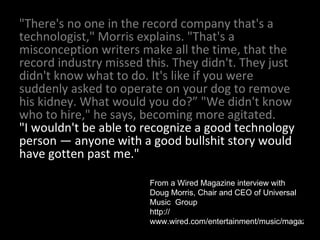 Understanding the levels
               1   2     3     4    5


     People            At the individual project level,
                       documented and stable
   Processes           estimating, planning and
                       commitment processes are used
Measurement
                       Problems are recognized and
  Technology           corrected as they occur
 