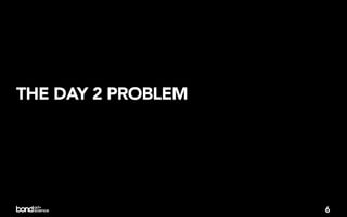 THE DAY 2 PROBLEM




                    6
 