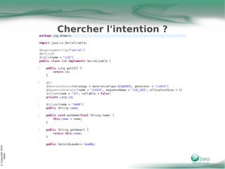 Chercher l'intention ?
© Copyright 2010
     Obeo
 