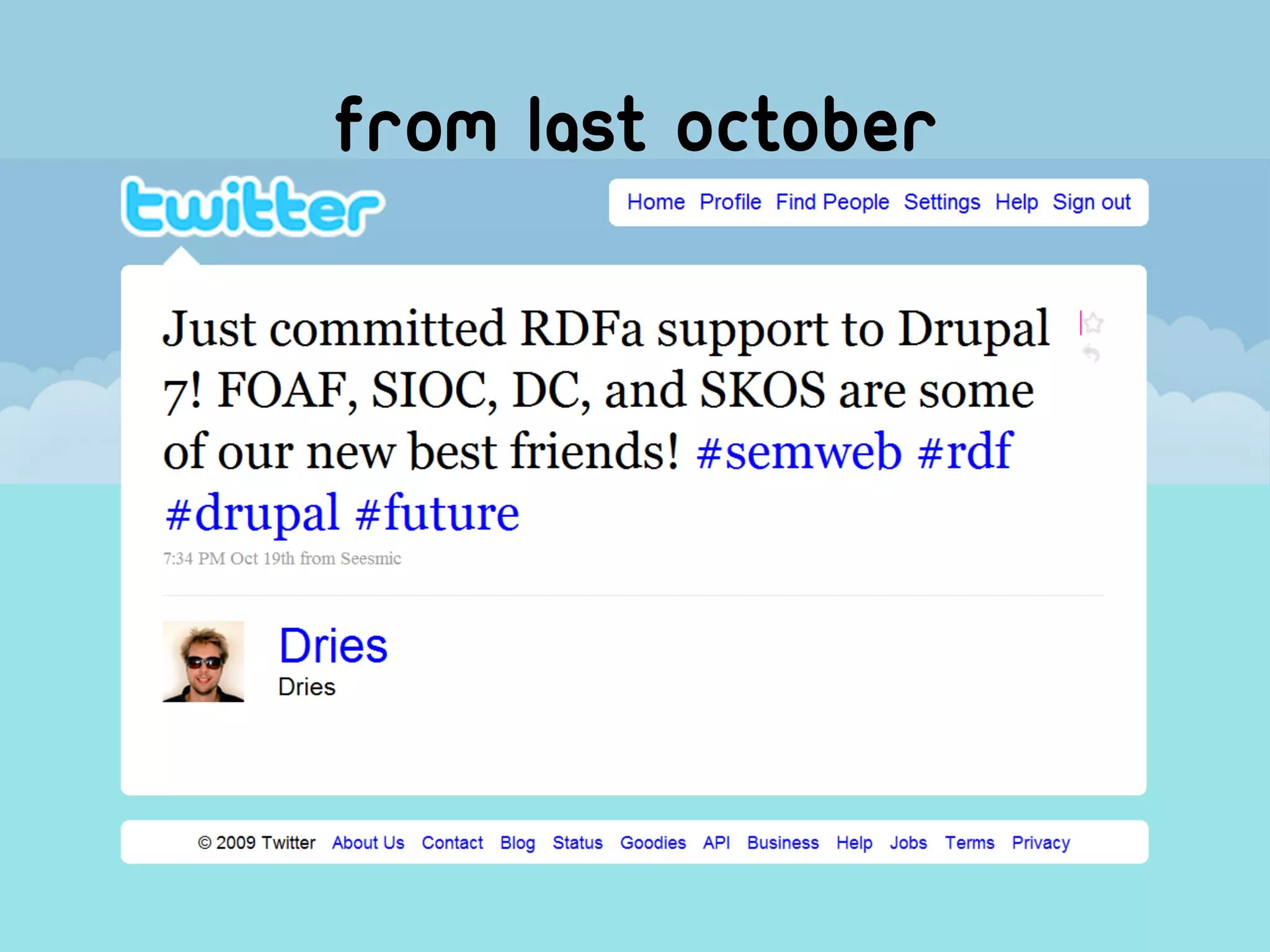 From last October




36
 