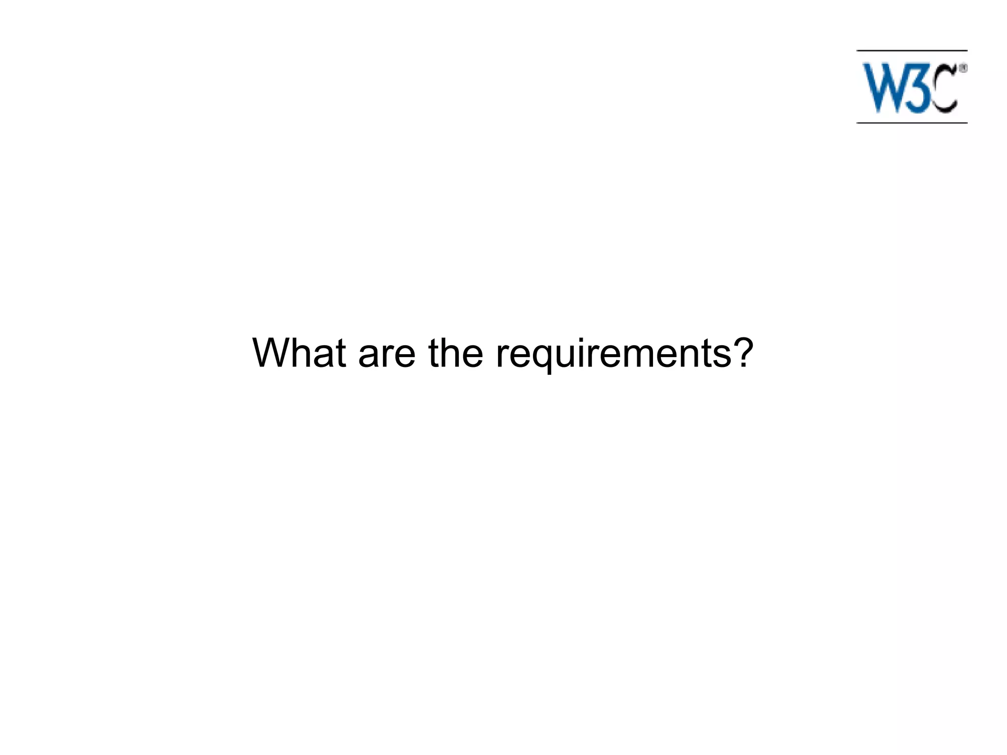 What are the requirements?
 