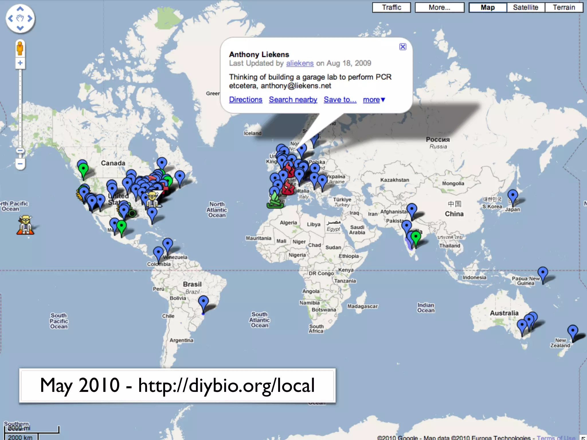 May 2010 - http://diybio.org/local
 