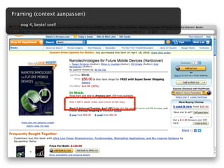 Framing (context aanpassen)
   nog 4, bestel snel!
 